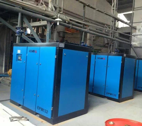 水泥廠永磁變頻螺桿空壓機