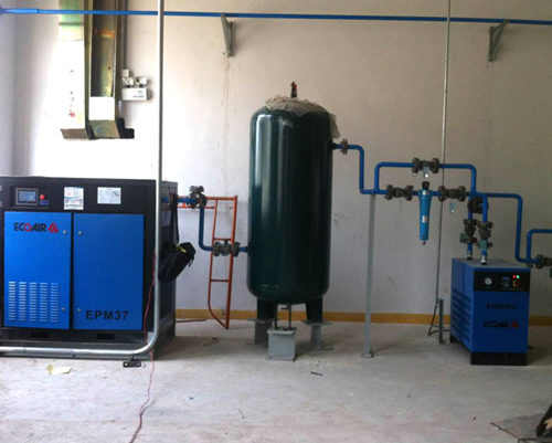 制鞋廠永磁變頻螺桿空壓機(jī)